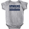 hawkins power and light Baby Onesie