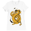 bruce, the dragon Ladies Fitted T-Shirt