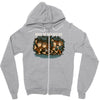 where the halflings are Zipper Hoodie