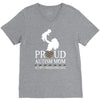proud Autism  mom V-Neck Tee