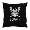 pi rate Throw Pillow