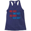 one shift two shift red shift blue shift Racerback Tank