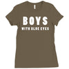 boys with blue eyes Ladies Fitted T-Shirt