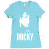 uomo rocky balboa stallone boxe pugilato cinema&amp;tv Ladies Fitted T-Shirt