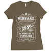 Vintage Aged To Perfection 1959 Ladies Fitted T-Shirt