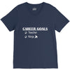 teacher career goals V-Neck Tee
