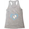 Custom baby boy name maternity design Racerback Tank
