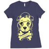 adorable crossbones Ladies Fitted T-Shirt