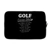 golf excuse Laptop sleeve