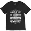 And 8th Day God Look Down So God Made A Gemini Guy V-Neck Tee
