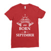The Best Teachers Are Born In September Ladies Fitted T-Shirt
