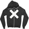 cross logo Zipper Hoodie
