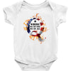 American Flag Q Fire Baby Bodysuit