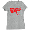 merry christmas santa claus Ladies Fitted T-Shirt