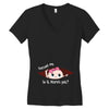 Excuse Me Is It March Yet Baby Girl Women's V-Neck T-Shirt
