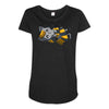 friendly kitty Maternity Scoop Neck T-shirt