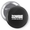 zombie outbreak Pin-back button