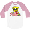 zombie spongebob 3/4 Sleeve Shirt