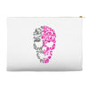 two coloured patterned skull   mens funny Accessory Pouches