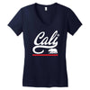 cali bear Women's V-Neck T-Shirt