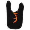 helix of heroes funny retro sci fi superhero symbol cool logo Baby Bibs