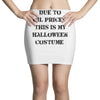 oil price halloween costume Mini Skirts