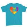 Rainbow Equality Heart Youth Tee