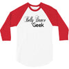 belly dance geek choose your own style dark 3/4 Sleeve Shirt