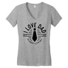 i love dad Women's V-Neck T-Shirt