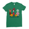 Hallowentown Lock Shock And Barrell Ladies Fitted T-Shirt