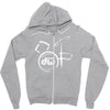 dw drum Zipper Hoodie