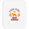 This Girl Loves Saint Bernard Mousepad