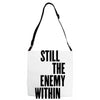 still the enemy within Adjustable Strap Totes