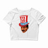 eye of the tiger man Crop Top