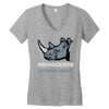 rhinoceros Women's V-Neck T-Shirt