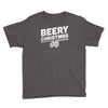beery christmas hops drinking beer funny Youth Tee