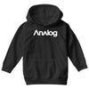 analog white logo Youth Hoodie