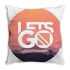 Lets Go Throw Pillow