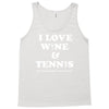 wine and tennis tee Tank Top
