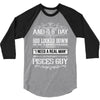 And 8th Day God Look Down So God Made A Pisces Guy 3/4 Sleeve Shirt