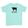 bull shirt funny small humor crude awesome beer tee cool geek nerd hum Youth Tee