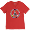 adesivo peace no worries &amp; shocker V-Neck Tee