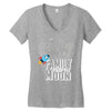 Family Trip To Moon Women's V-Neck T-Shirt
