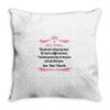 Dear Daddy, Thanks for Being my Dad Baby Boy Letter to Father Throw Pillow