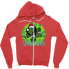 santa claws Zipper Hoodie