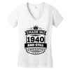 Made In 1940 And Still Awesome Women's V-Neck T-Shirt