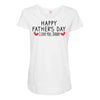 Happy Father's Day I Love Daddy Onesie-Father's Day Maternity Scoop Neck T-shirt
