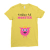 Creating a Lil Monster Baby Girl Ladies Fitted T-Shirt