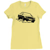 mercedes benz w126 Ladies Fitted T-Shirt