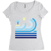 beach Women's Triblend Scoop T-shirt